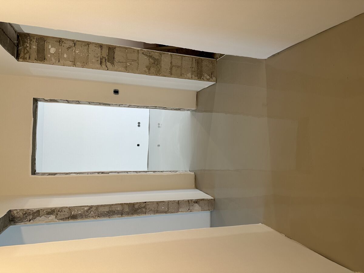 Wände gespachtelt & gestrichen